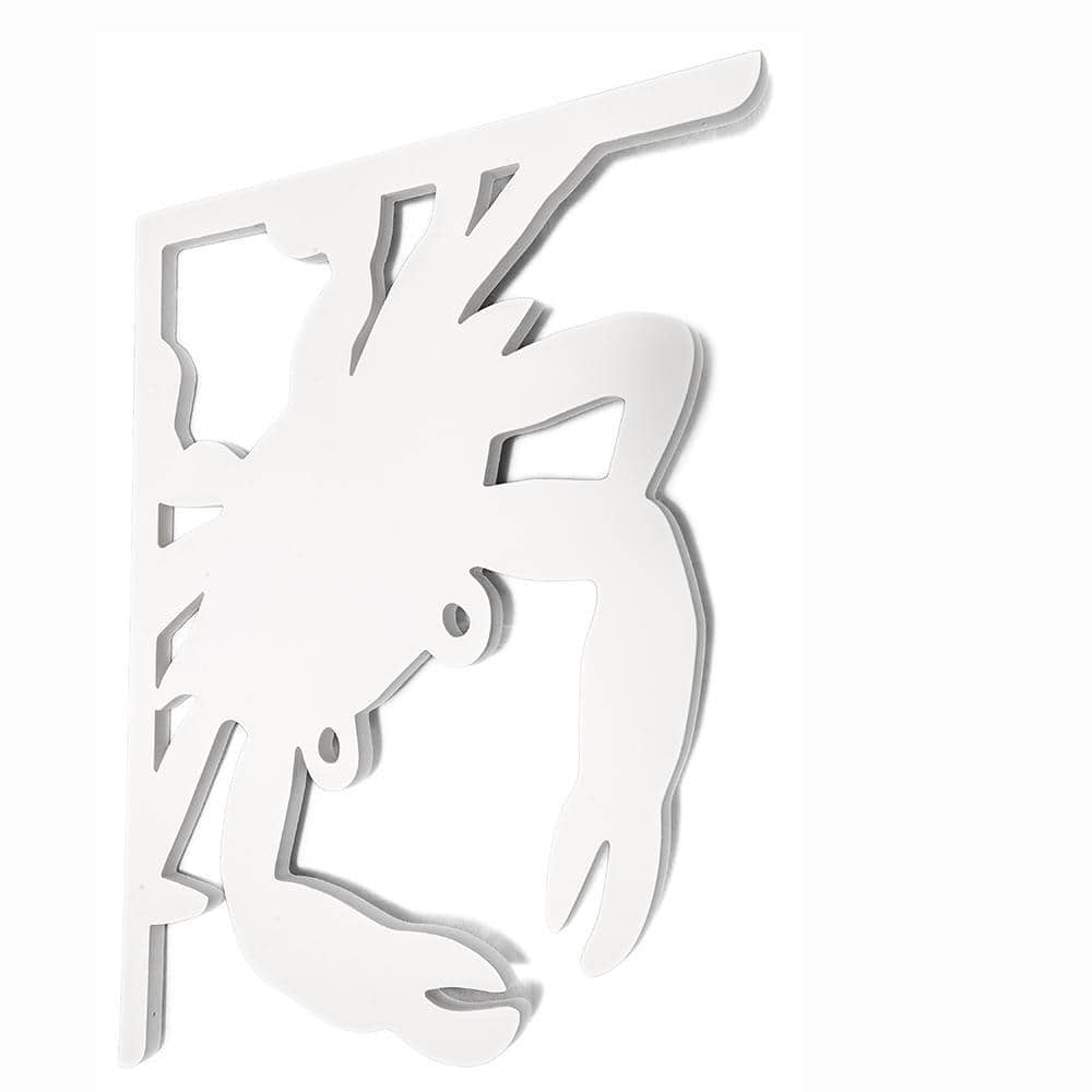 Nature Brackets Decorative 16 in. Paintable PVC Crab Mailbox or Porch Bracket