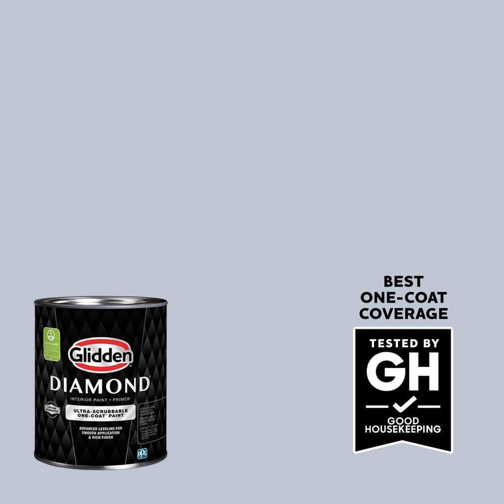 Glidden Diamond 1 qt. PPG1165-3 Northern Exposure Flat Interior Paint with Primer