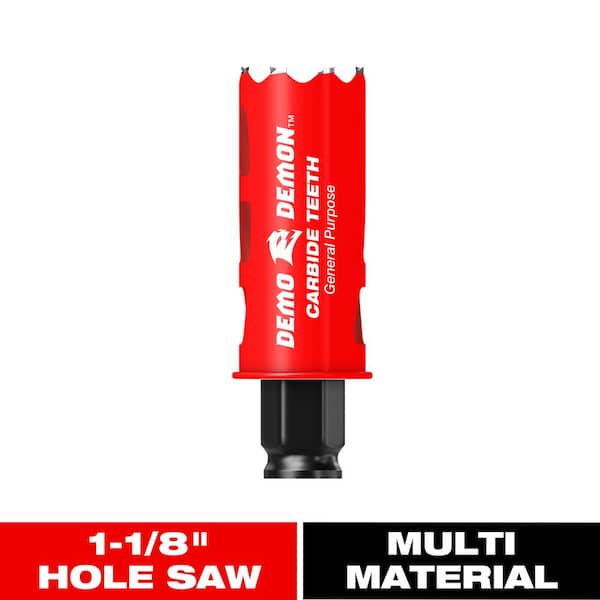 DIABLO 1-1/8 in. Carbide Hole Saw with 2-3/8 in. Cutting Depth (2)
