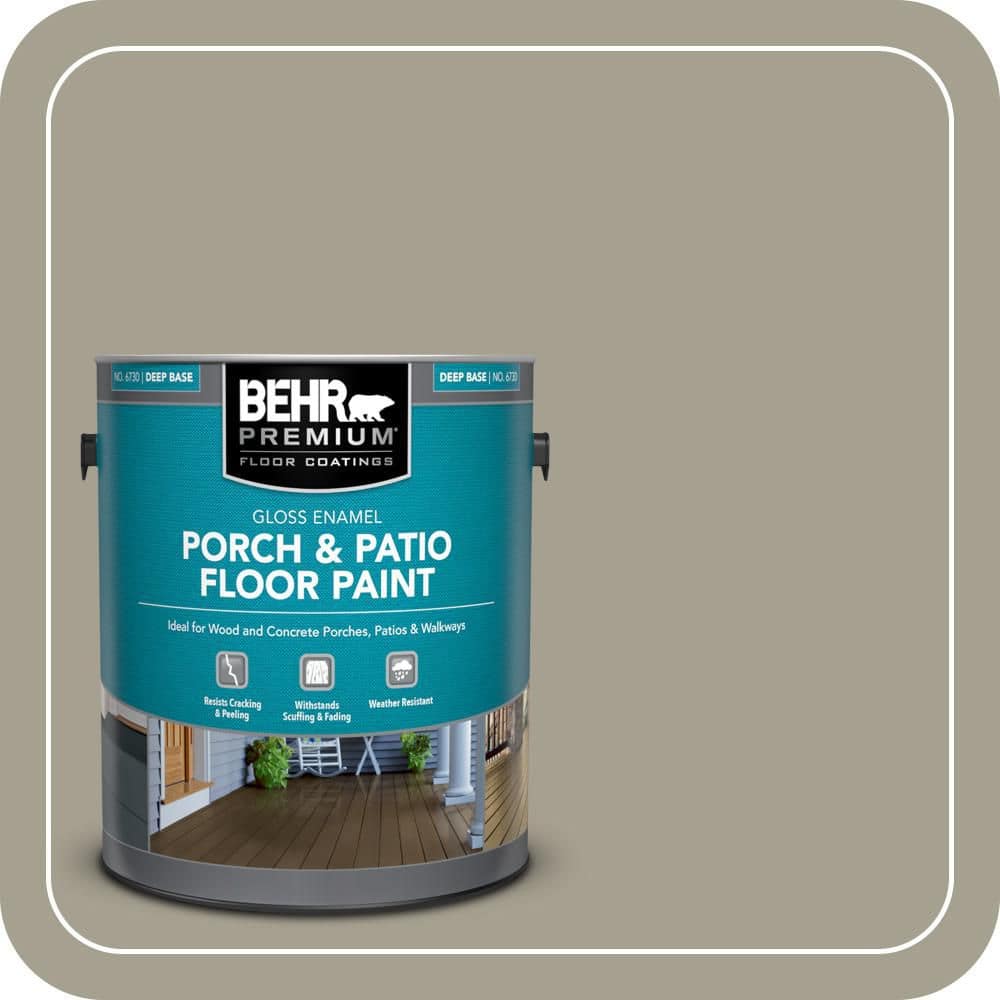 BEHR PREMIUM 1 gal. #MS-52 Timber Gloss Enamel Interior/Exterior Porch and Patio Floor Paint