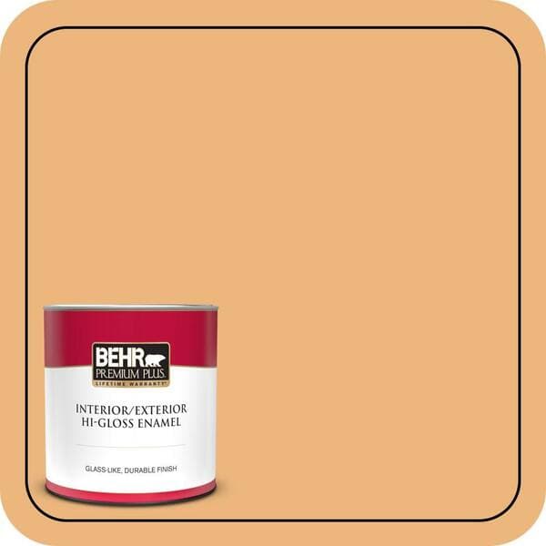 BEHR PREMIUM PLUS #ICC-100 Eastern Amber Enamel Low Odor & Primer (3)