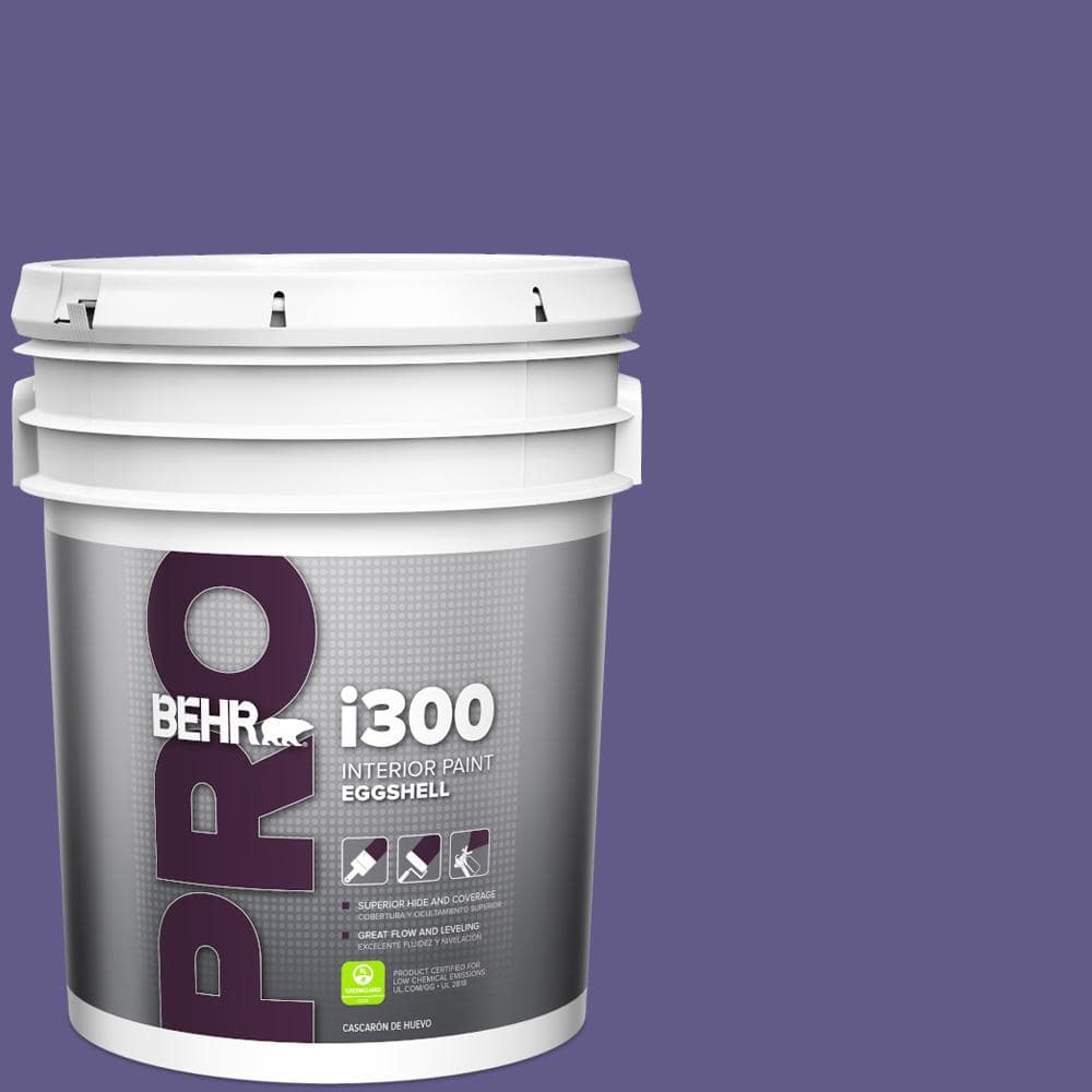 BEHR PRO 5 gal. #S-G-640 Purple Balloon Eggshell Interior Paint