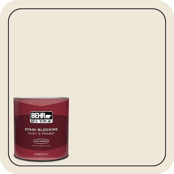 BEHR ULTRA 1 qt. #OR-W12 Mourning Dove Extra Durable Flat Interior Paint & Primer (2)