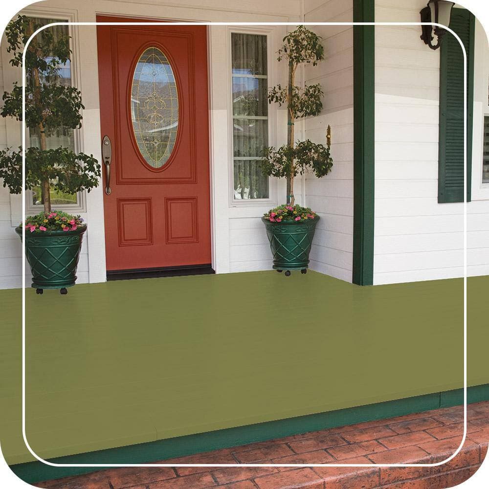 BEHR PREMIUM #400D-6 Low-Lustre Enamel Interior/Exterior Porch and Patio Floor Paint (2)