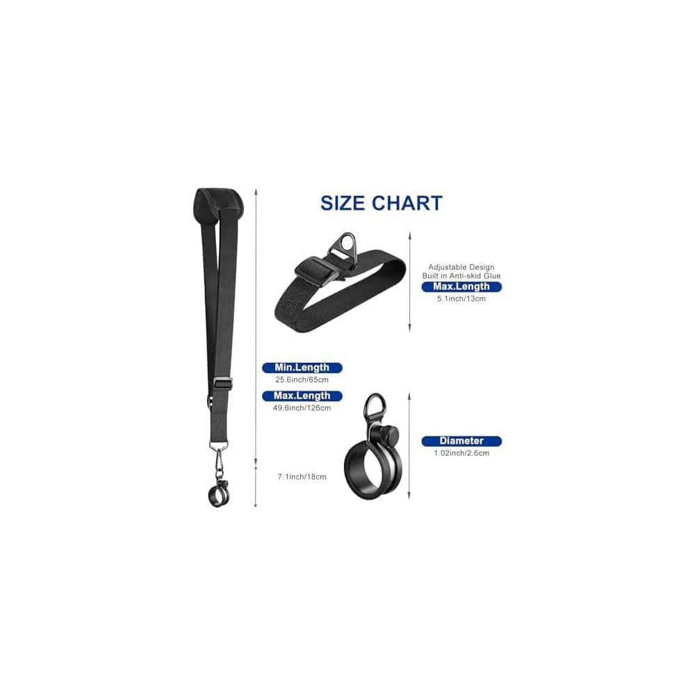 Unbranded Adjustable 49.6 in. Steel Trimmer Strap Harness with Non-Slip Clamp for Blowers, and Trimmers (1-Pack) (3)