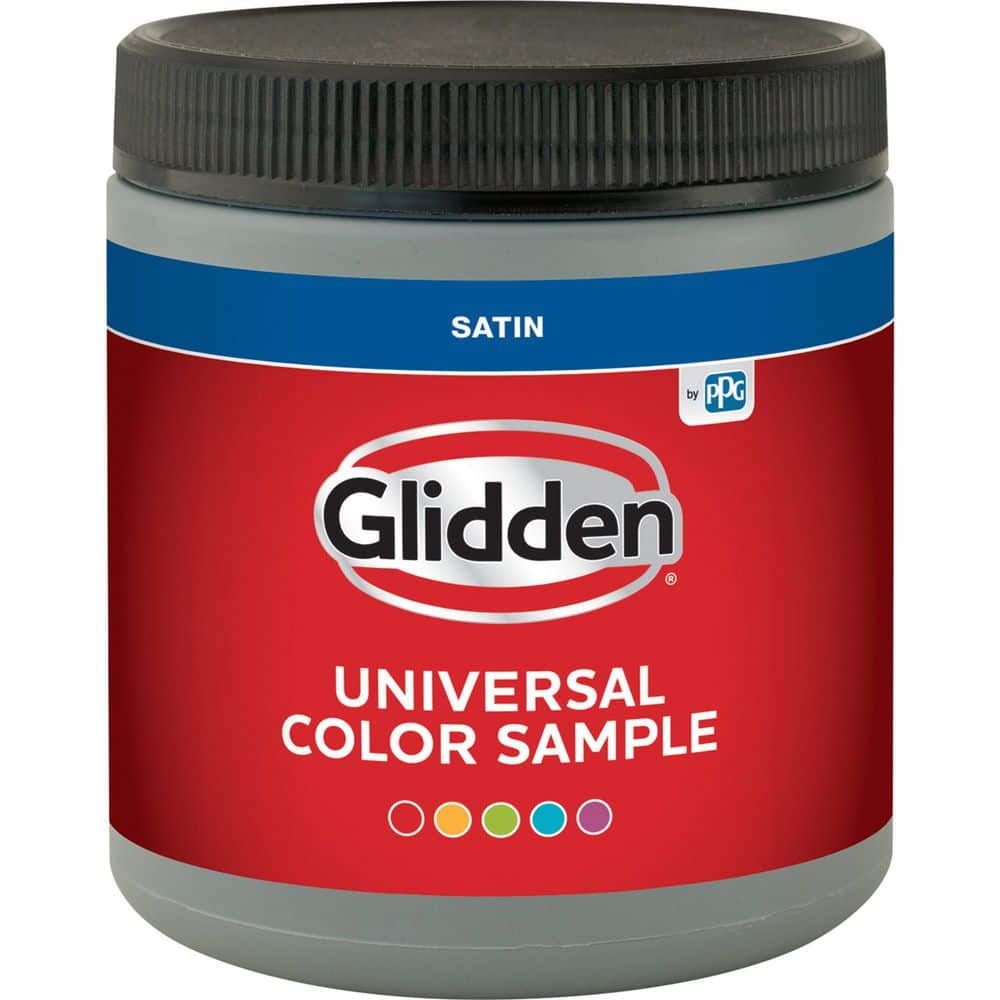 Glidden 8 oz. PPG1207-4 Toffee Crunch Satin Exterior Paint (1)