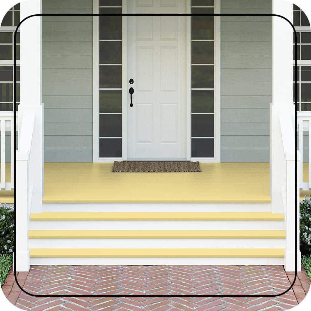 BEHR PREMIUM #P310-4 Textured Low-Lustre Enamel Interior/Exterior Porch and Patio Anti-Slip Floor Paint (2)