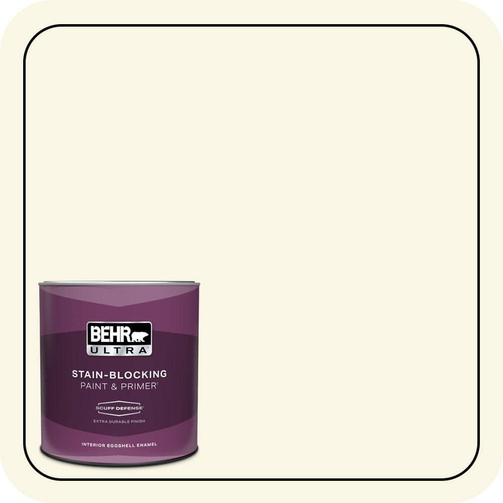 BEHR ULTRA 1 qt. #W-B-300 Magnolia Blossom Extra Durable Eggshell Enamel Interior Paint & Primer