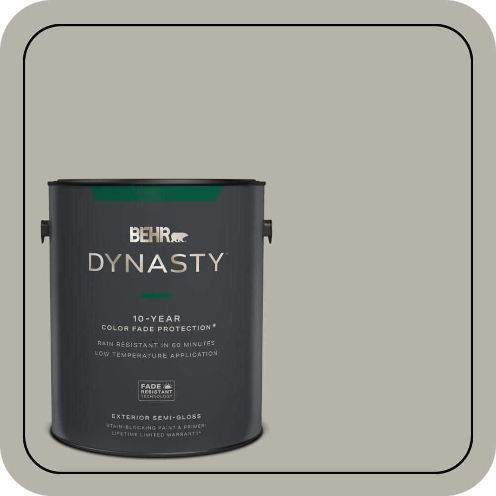 BEHR DYNASTY 1 gal. #PPU25-07 Arid Plains Semi-Gloss Enamel Exterior Stain-Blocking Paint & Primer