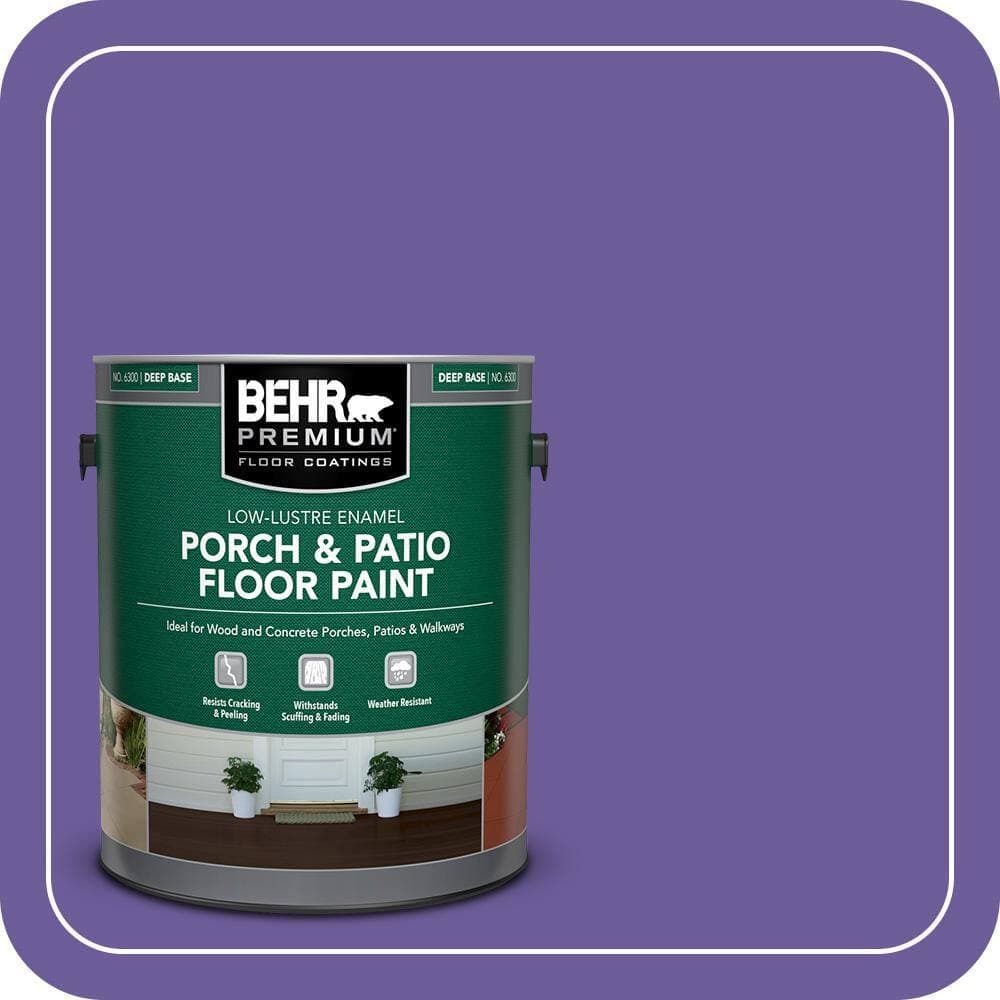 BEHR PREMIUM #P560-6 Low-Lustre Enamel Interior/Exterior Porch and Patio Floor Paint (1)