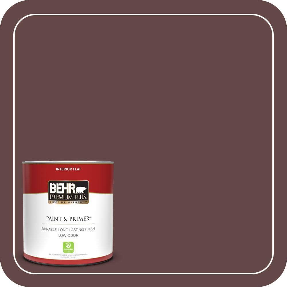 BEHR PREMIUM PLUS #120F-7 Plum Raisin Enamel Low Odor & Primer (1)