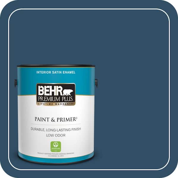 BEHR PREMIUM PLUS #ECC-53-3 Outer Space Flat & Primer (3)
