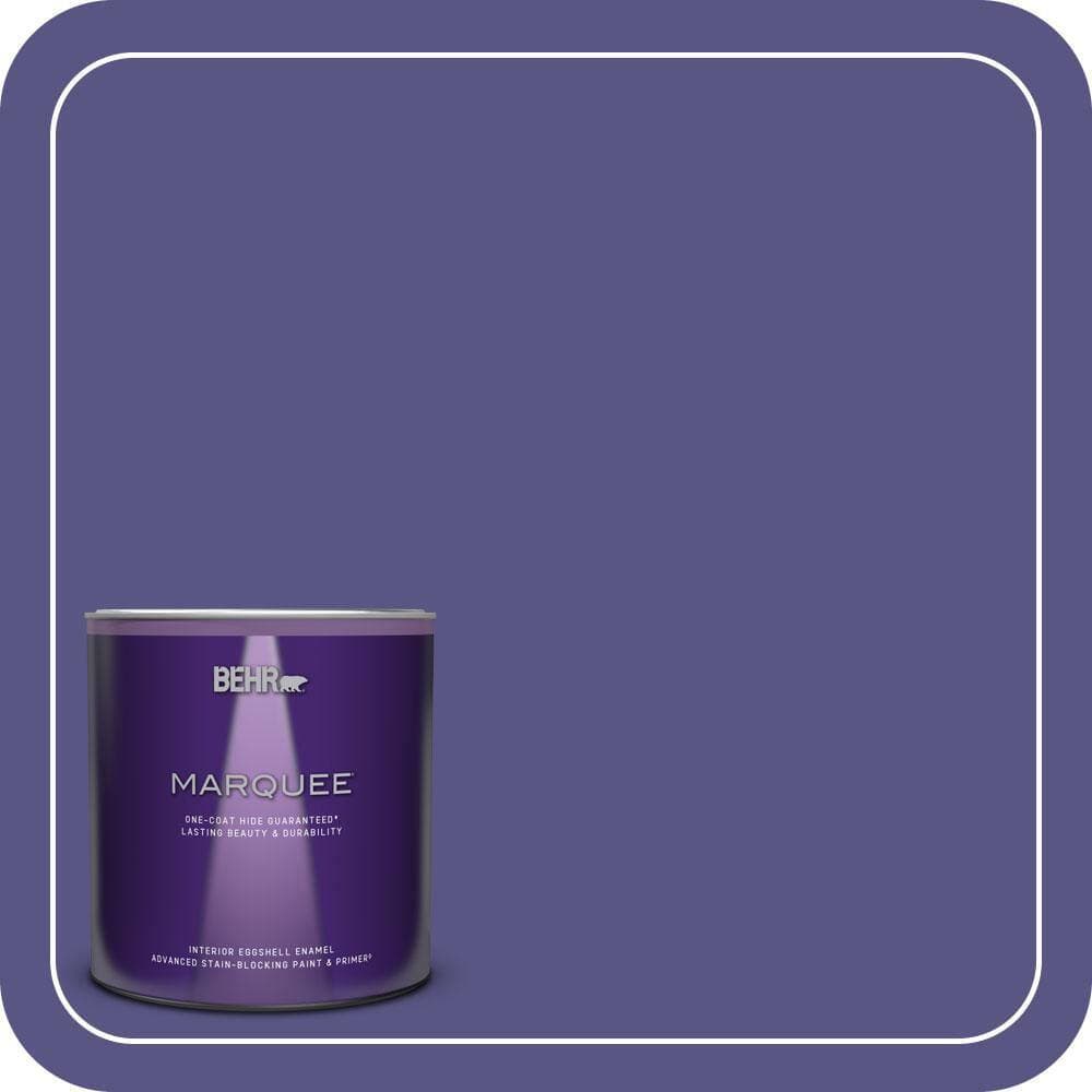 BEHR MARQUEE 1 qt. #PPU16-01 Aurora Splendor Eggshell Enamel Interior Paint & Primer