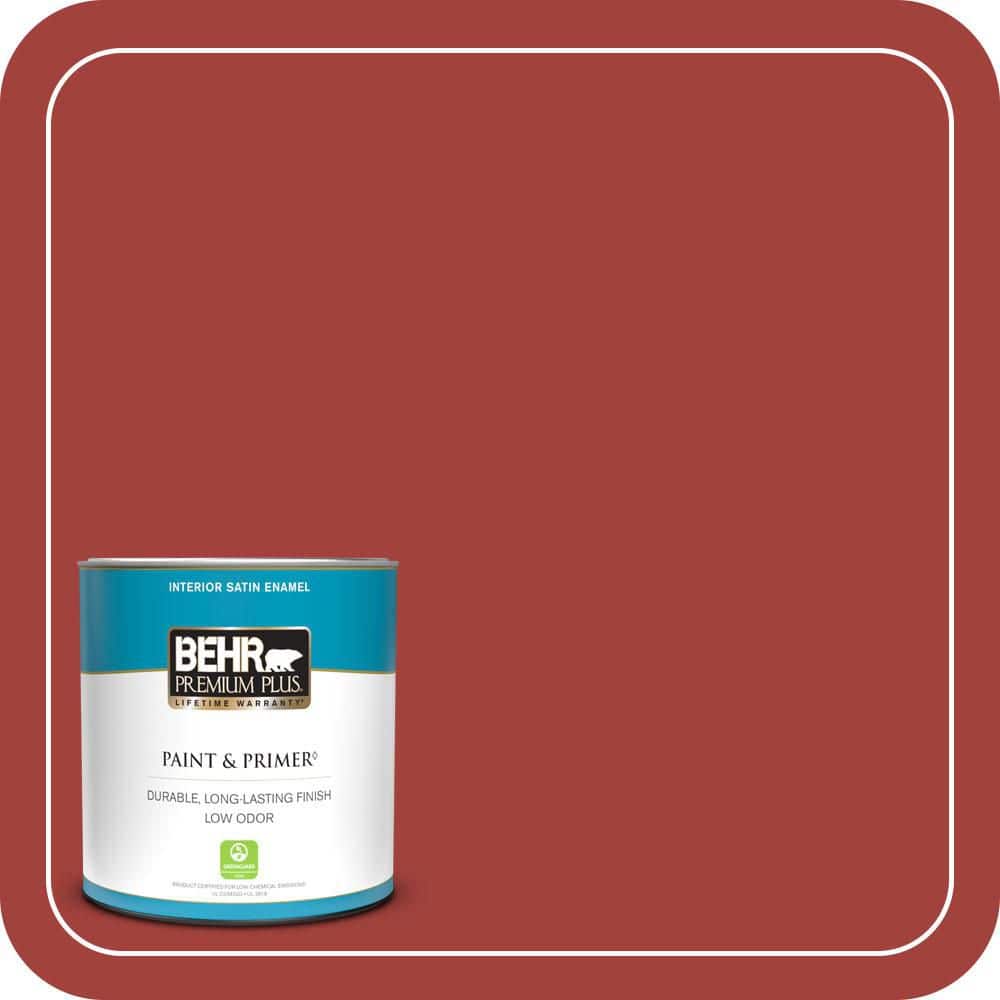 BEHR PREMIUM PLUS #HDC-SM16-12 Tomato Slices Enamel Low Odor & Primer (1)