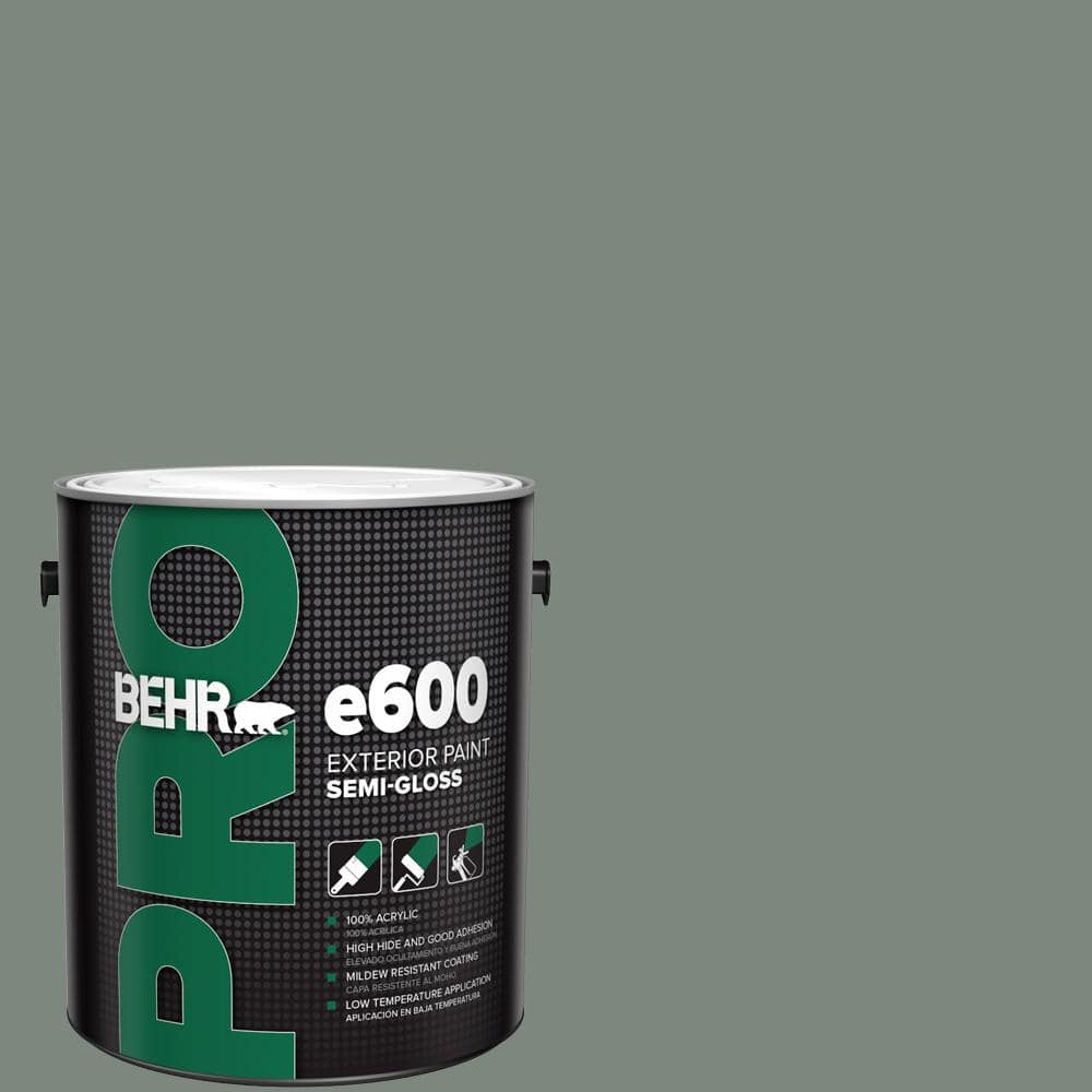 BEHR PRO 1 gal. #700F-5 Wild Sage Semi-Gloss Exterior Paint