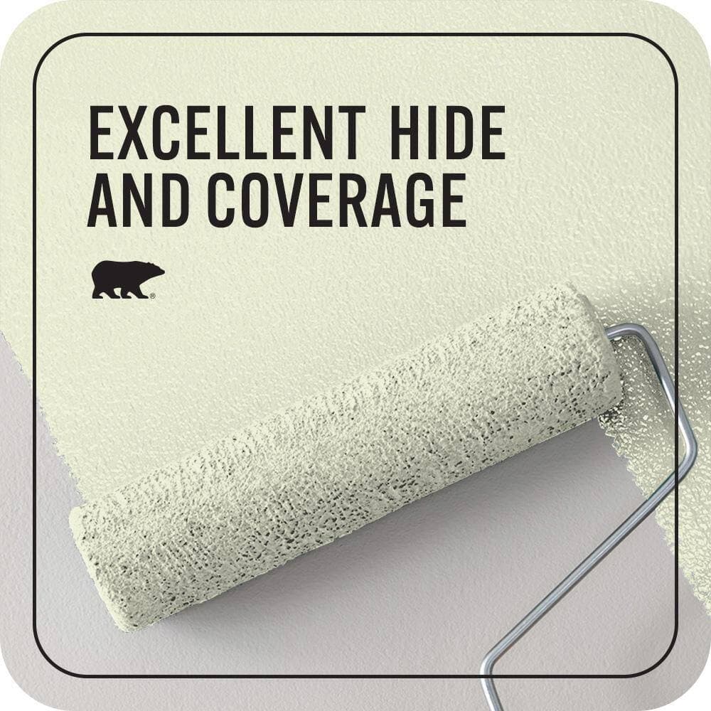 BEHR PREMIUM PLUS #P360-1 Budding Leaf Interior/Exterior Paint & Primer Color Sample (4)