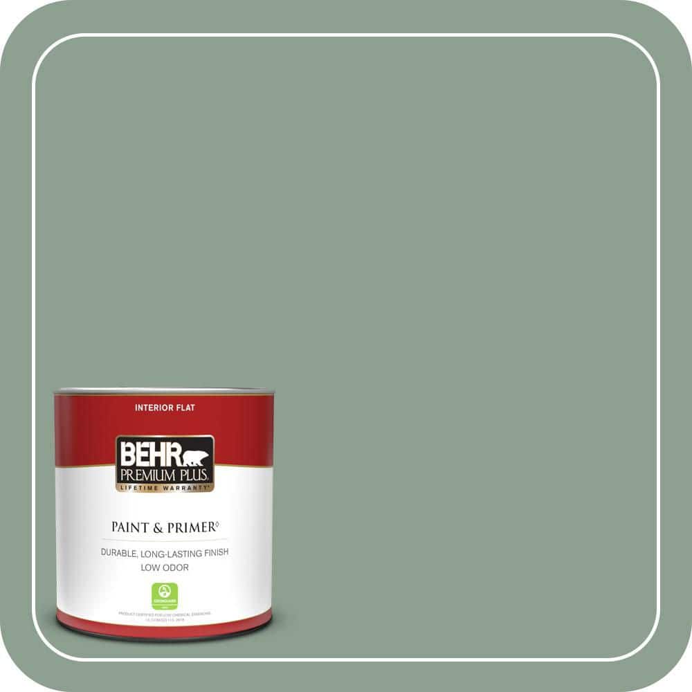 BEHR PREMIUM PLUS #ECC-52-3 Hillside View Flat Low Odor & Primer