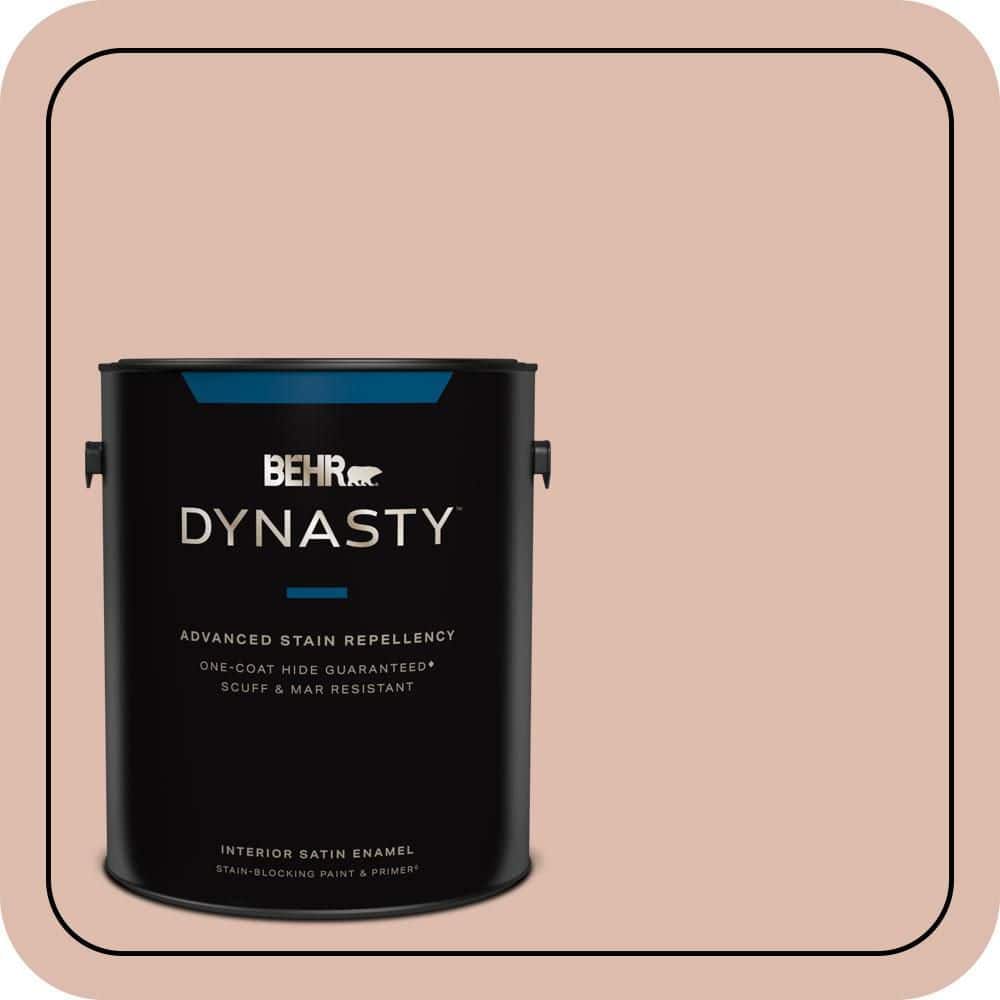BEHR DYNASTY 1 gal. #MQ1-23 One to Remember One-Coat Hide Satin Enamel Interior Stain-Blocking Paint & Primer