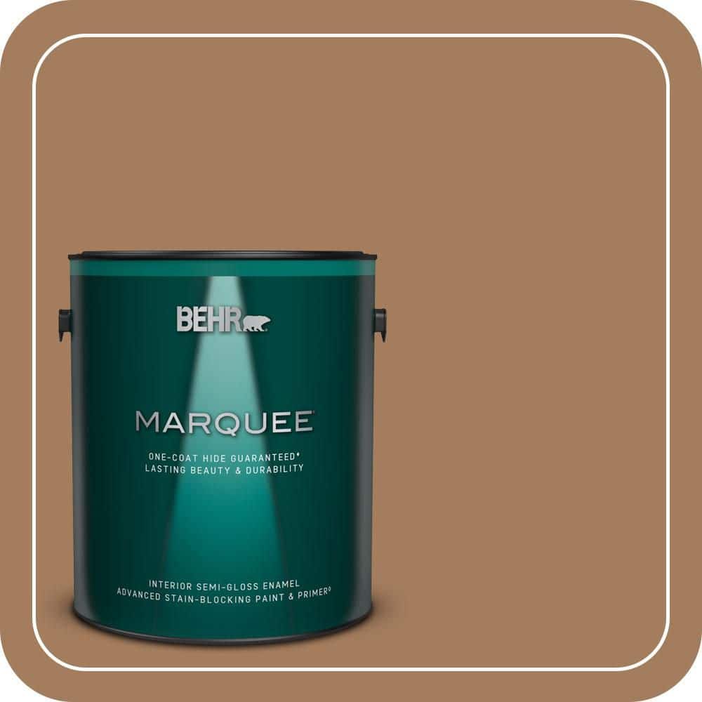 BEHR MARQUEE 1 gal. #N250-5 Ancient Pottery Semi-Gloss Enamel Interior Paint & Primer