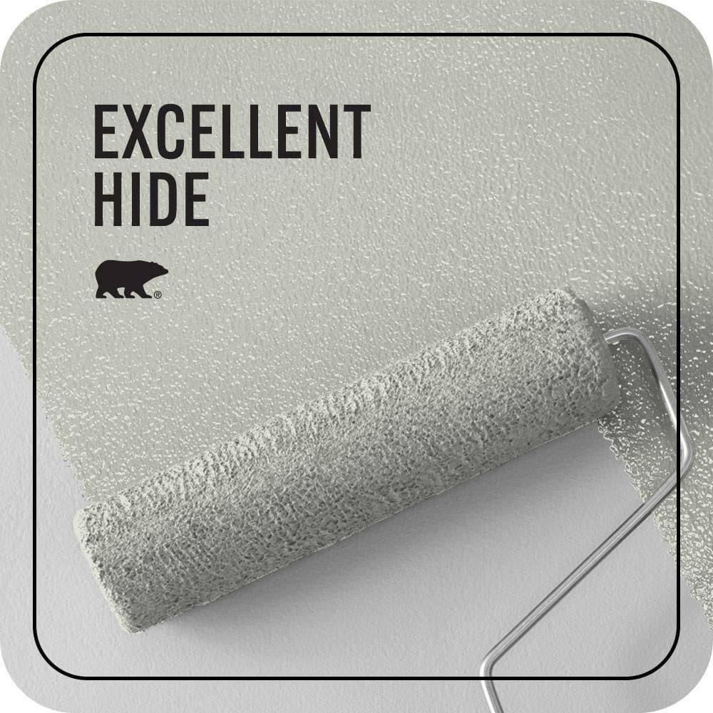 BEHR PREMIUM PLUS 1 gal. #PPU10-12 Whitened Sage Ceiling Flat Interior Paint & Primer (2)