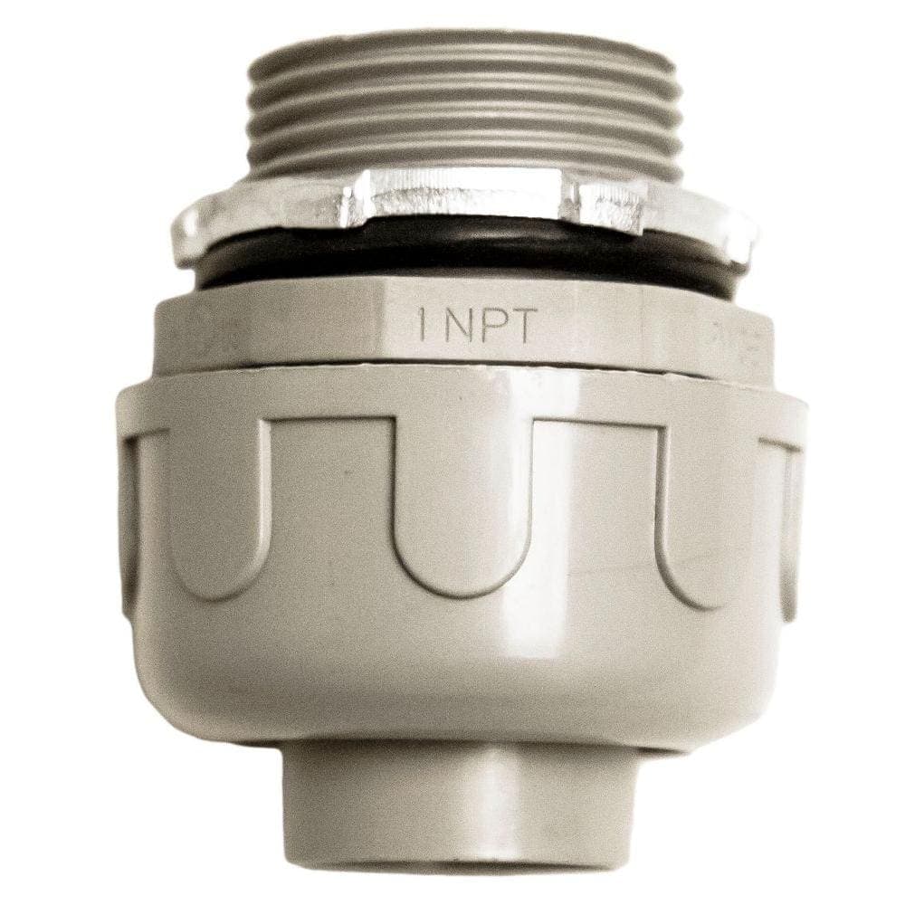 Southwire 1 in. Liquidtite NM Straight PVC Conduit Fitting Connector