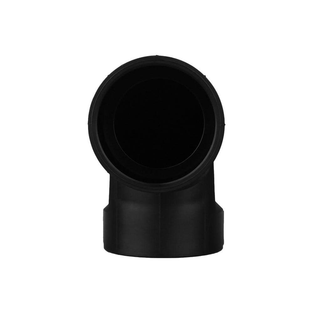 Charlotte Pipe 1-1/2 in. Acrylonitrile Butadiene Styrene (ABS) DWV 90-Degree Hub Hub Elbow Fitting (2)