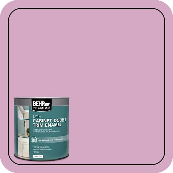 BEHR PREMIUM 1 qt. #M120-4 Heart To Heart Satin Enamel Interior/Exterior Cabinet, Door & Trim Paint (2)