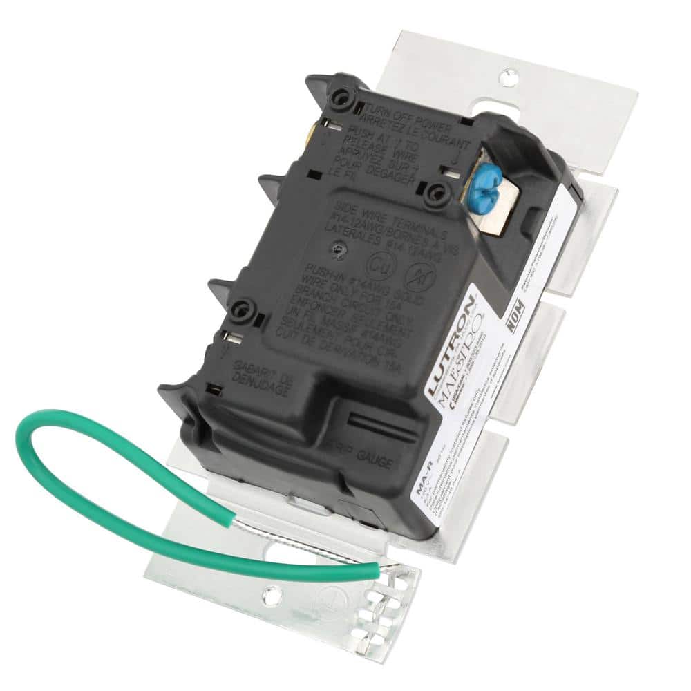 Lutron Maestro Companion Multi-Location Dimmer Switch, Only for Use with Maestro LED+ Dimmer, White (MA-RR-WH) (2)