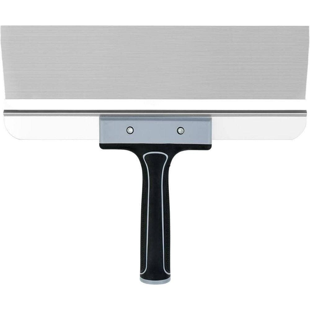 KIWDZFU 14 in. Stainless Steel Blade Drywall Joint Taping Knife with Threaded End Can be Attached to Extension Poles (2)