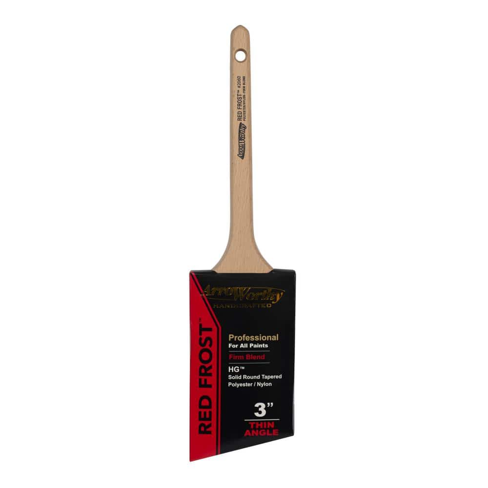 ArroWorthy Red Frost 3" Thin Angle Sash Brush