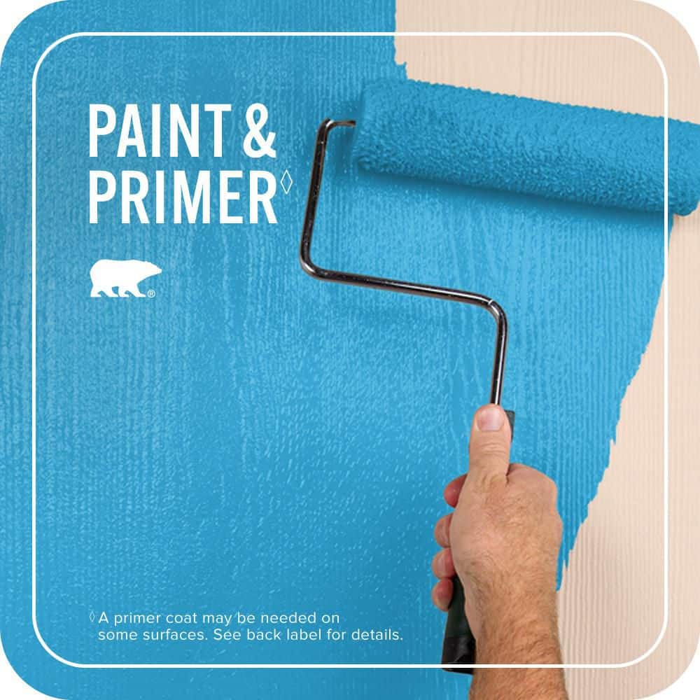 BEHR PREMIUM PLUS 1 qt. #MQ4-56 El Capitan Flat Exterior Paint & Primer (2)