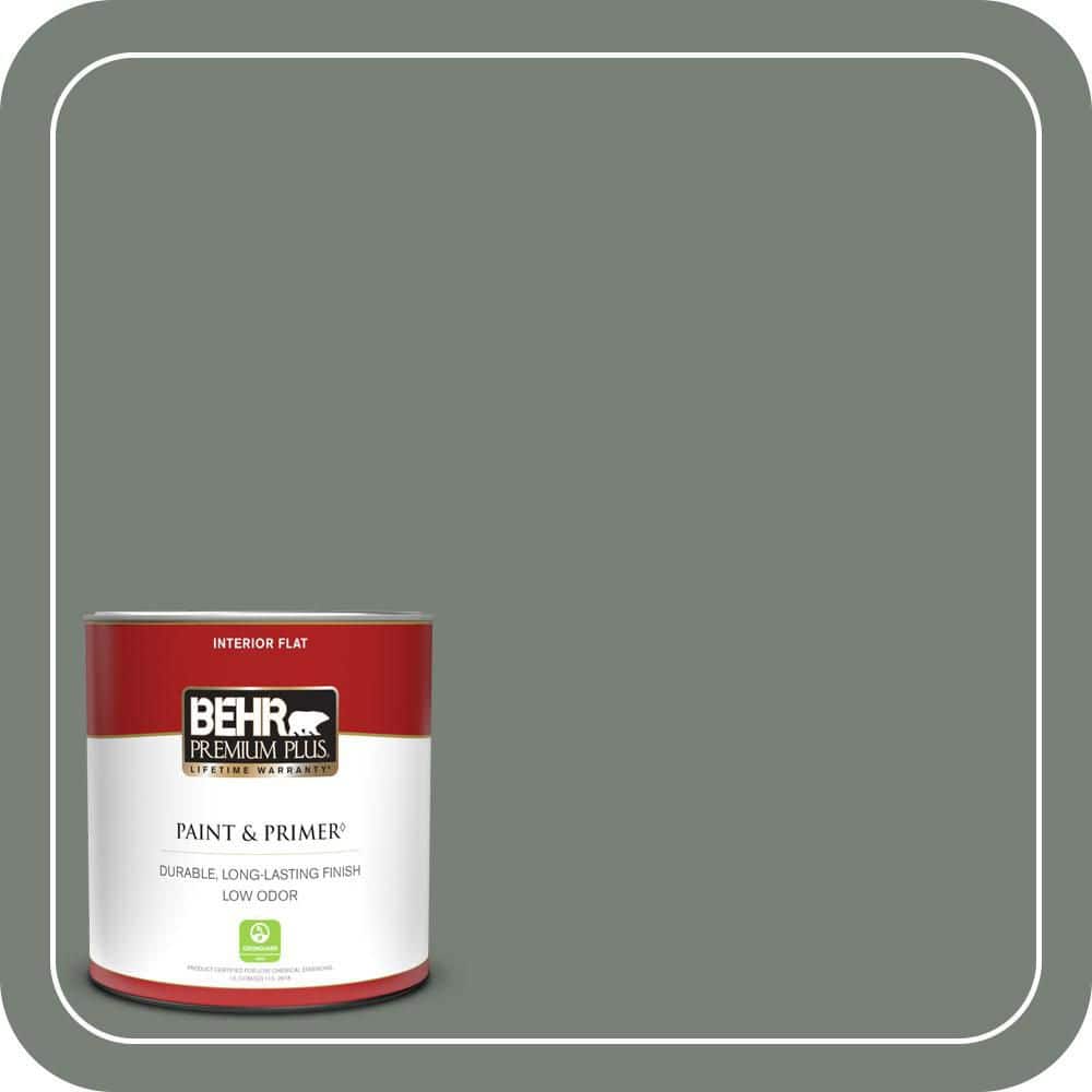 BEHR PREMIUM PLUS #HDC-AC-22 Cedar Forest Enamel Low Odor & Primer (1)