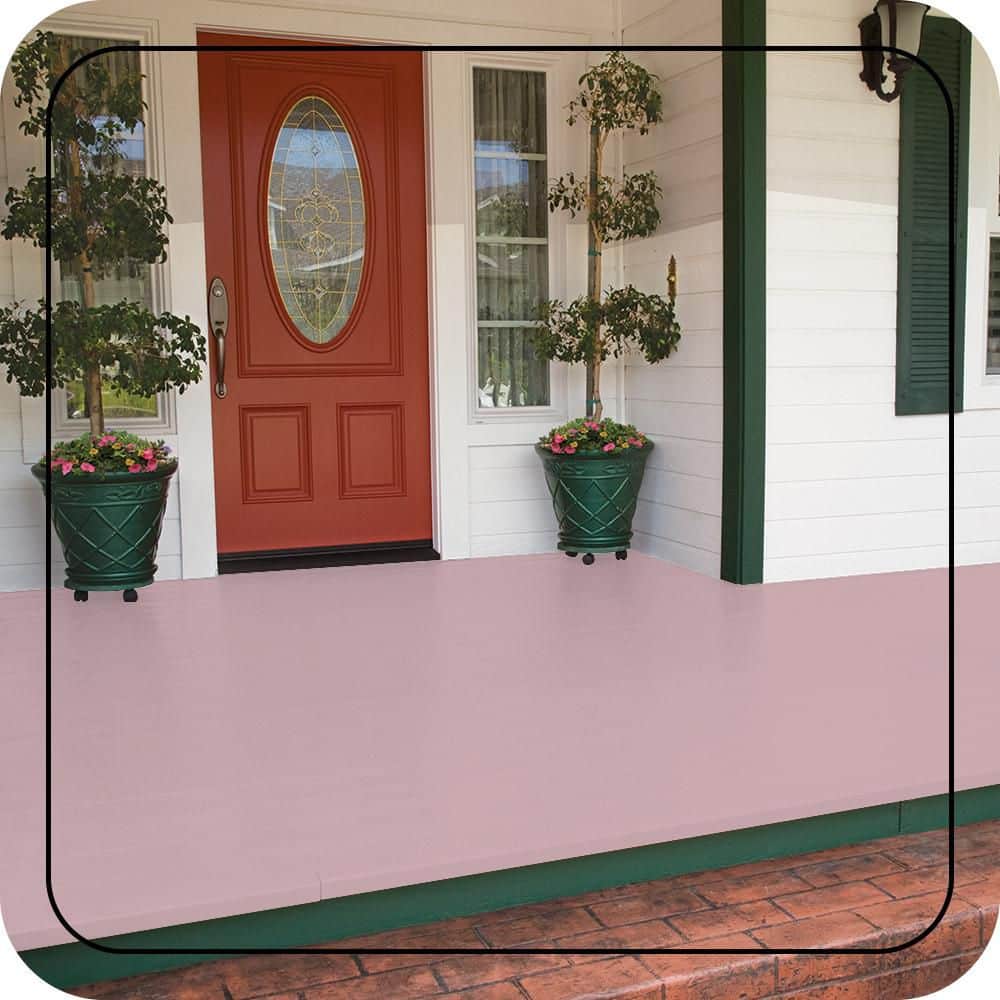 BEHR PREMIUM #M140-2 Low-Lustre Enamel Interior/Exterior Porch and Patio Floor Paint (2)
