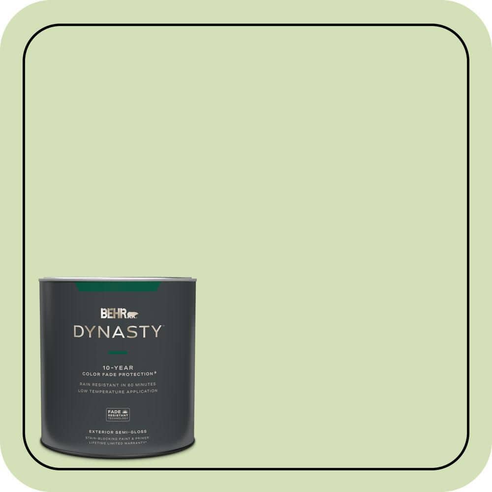 BEHR DYNASTY 1 qt. #MQ4-45 Spring Glow Semi-Gloss Exterior Stain-Blocking Paint & Primer