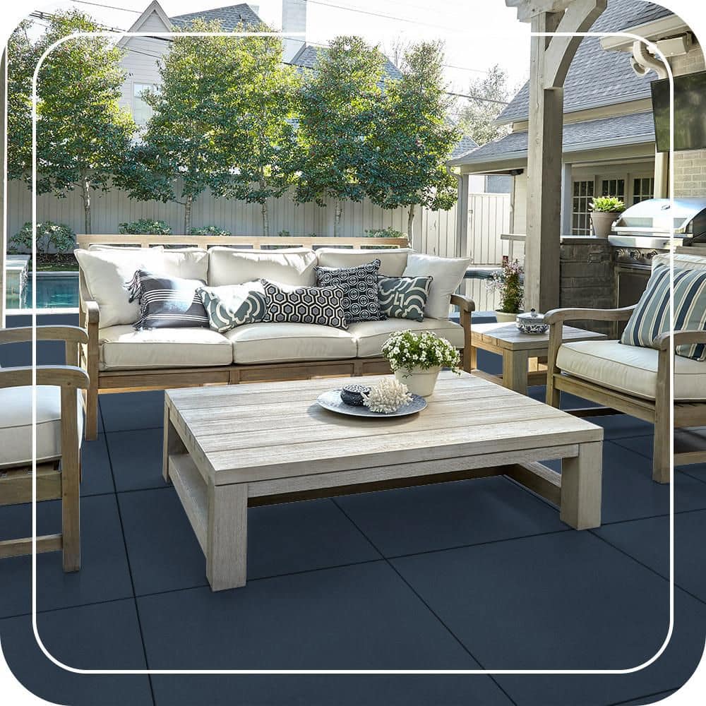 BEHR PREMIUM #S520-7 Textured Low-Lustre Enamel Interior/Exterior Porch and Patio Anti-Slip Floor Paint (3)