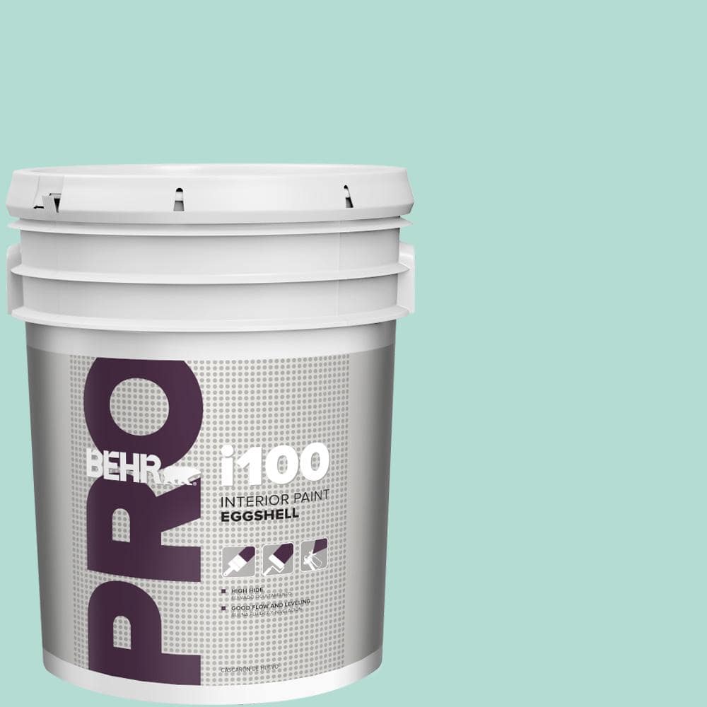 BEHR PRO 5 gal. #490C-3 Balmy Seas Eggshell Interior Paint