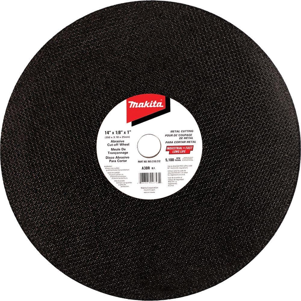 Makita 14 in. Abrasive Cut-Off Wheel for Ferrous Metals (10-Pack)