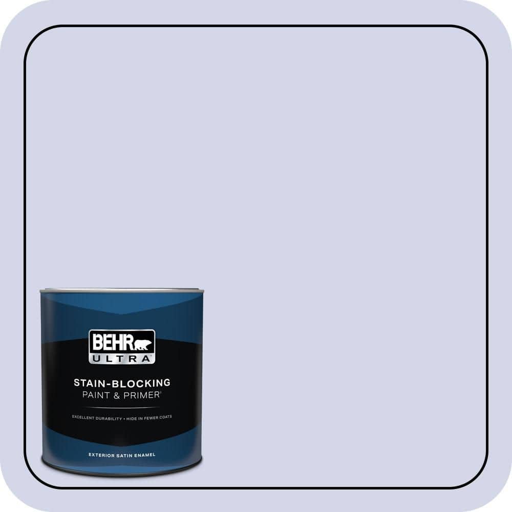 BEHR ULTRA 1 qt. #620A-2 Cheerful Whisper Satin Enamel Exterior Paint & Primer (1)