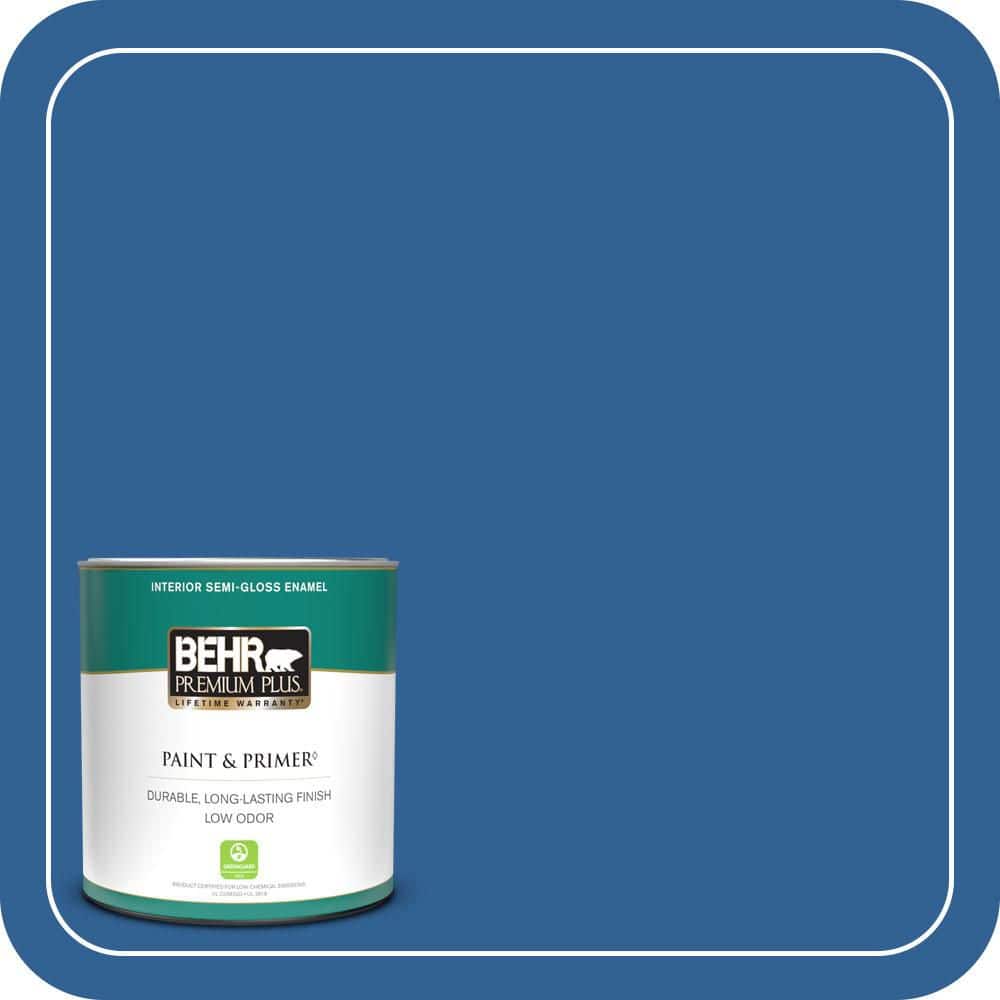 BEHR PREMIUM PLUS #S-G-580 Running Water Flat Low Odor & Primer (1)