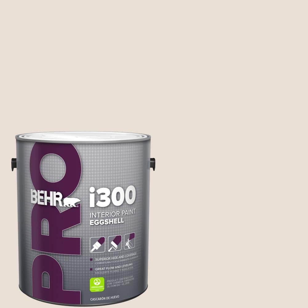 BEHR PRO 1 gal. #N190-1 Smokey Cream Eggshell Interior Paint