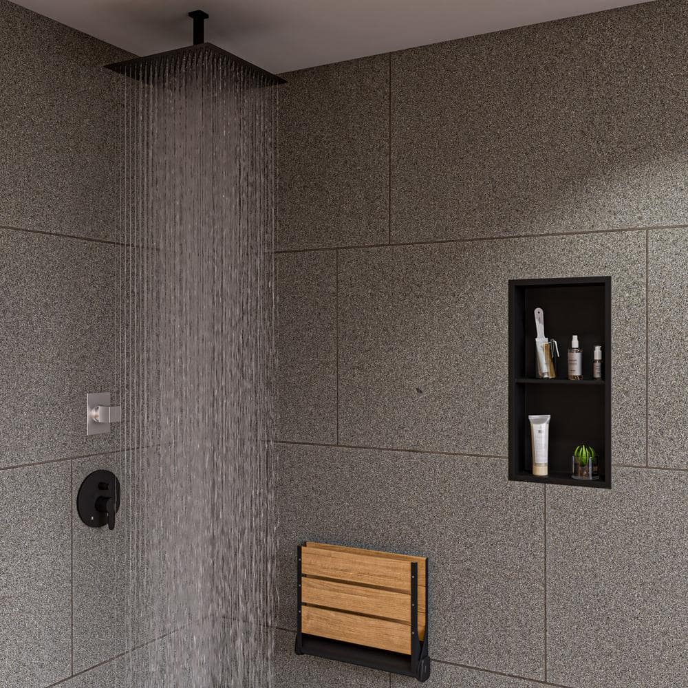 ALFI BRAND Single-Handle Shower Mixer with Sleek Modern Design in Black Matte (3)