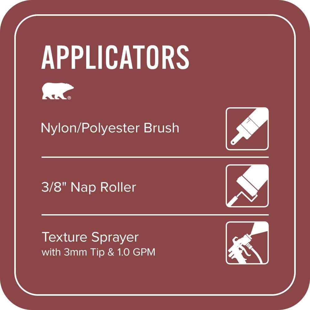 BEHR PREMIUM #PPU1-10 Textured Low-Lustre Enamel Interior/Exterior Porch and Patio Anti-Slip Floor Paint (4)