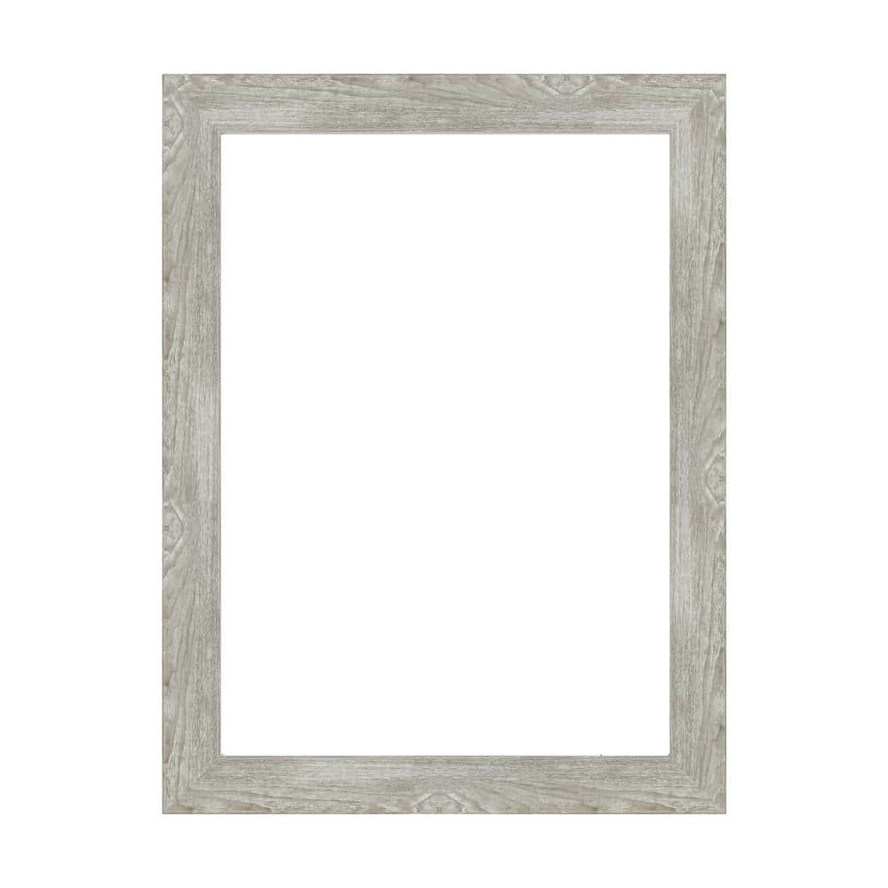 Amanti Art Mirror Makeover Dove Greywash Narrow 19.25 in. W x 25.25 in. H Bathroom Mirror Frame Border Kit-Fits a 18 x 24 Mirror (1)