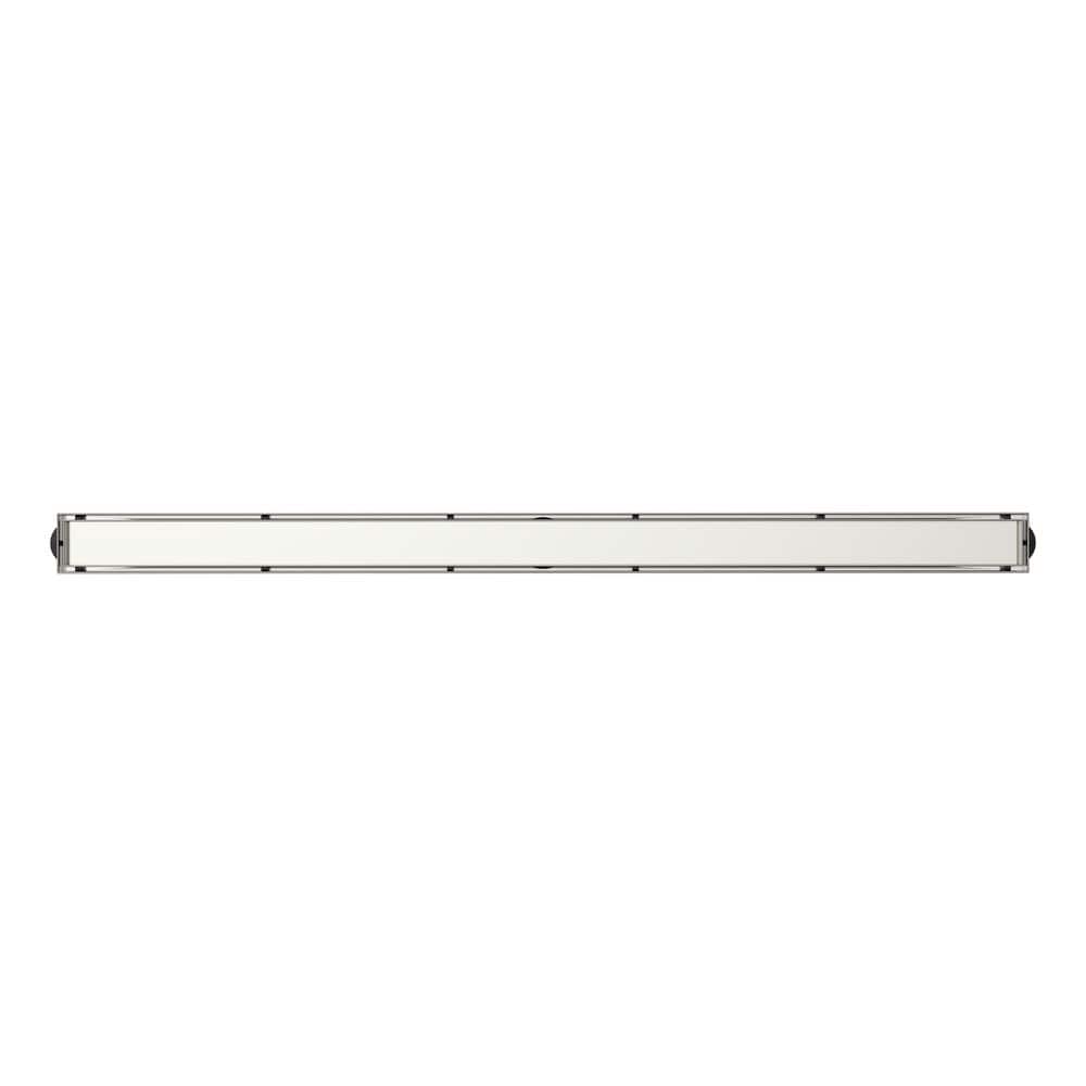DreamLine Aqua 48 in. Linear Tile Insert Shower Drain, Polished Stainless Steel (1)