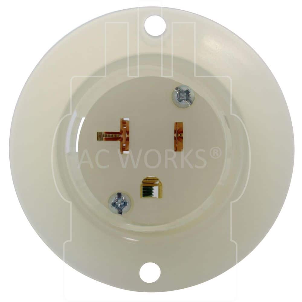 AC WORKS 15/20A 125V Household Flanged Outlet UL and C-UL Listed (3)
