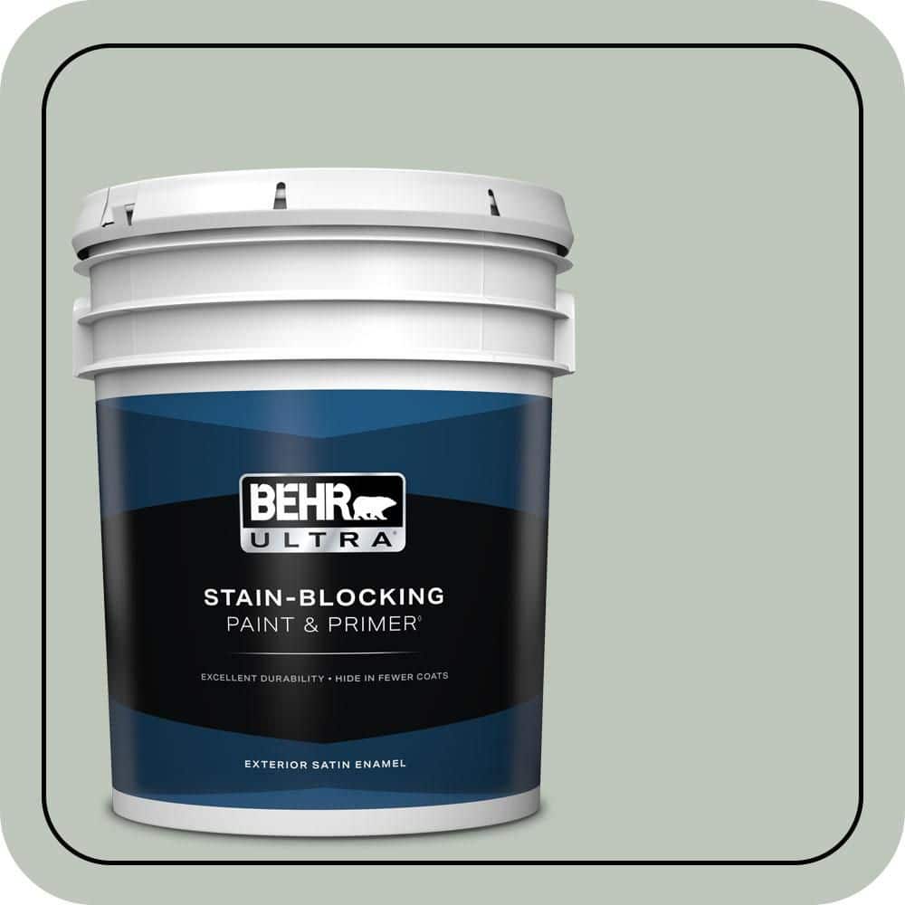 BEHR ULTRA 5 gal. #700E-3 Contemplation Satin Enamel Exterior Paint & Primer