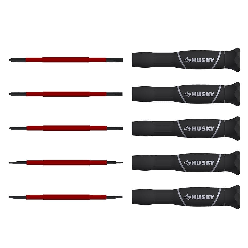 Husky Insulated Precision Screwdriver Set (5-Piece) (2)