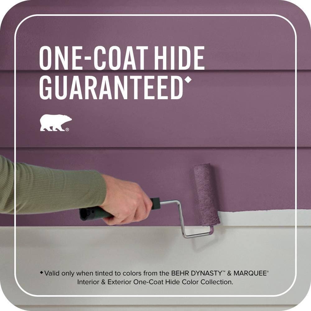 BEHR MARQUEE 1 gal. #690D-7 Radicchio Flat Exterior Paint & Primer (3)