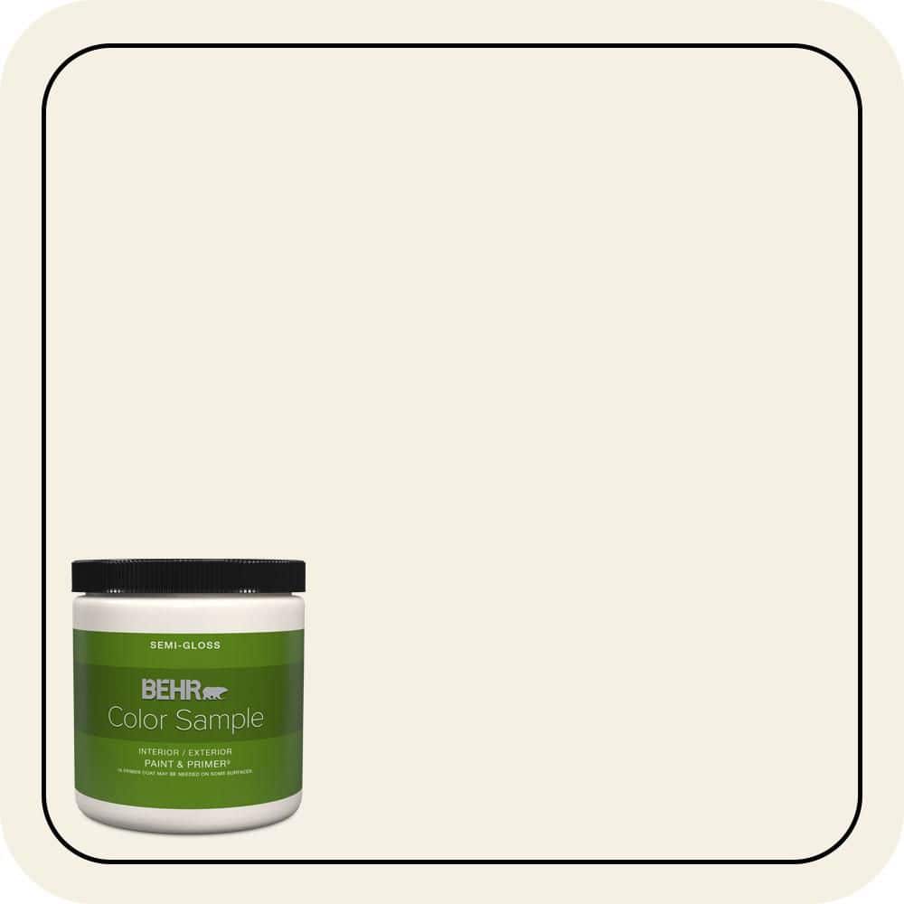 BEHR PREMIUM PLUS #BXC-01 Resort White Enamel Low Odor & Primer (1)