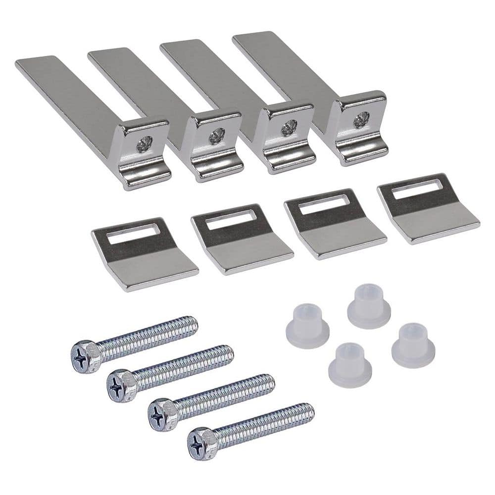 Everbilt Clips for Tile Sink Installation Kit 2.73 in. Metal (4-Pack)